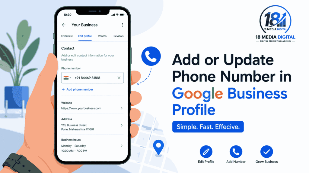 How to add or update a phone number in Google Business Profile