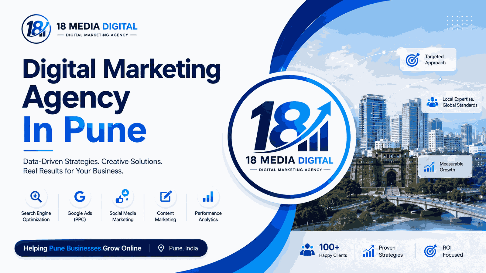 Digital Marketing Agency in Pune – 18 Media Digital