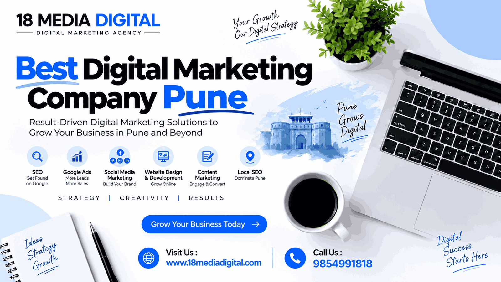Best digital marketing company Pune – 18 Media Digital