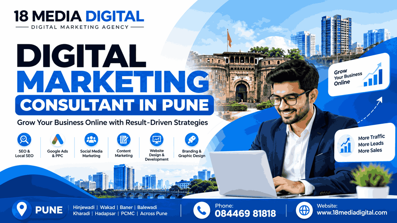 Digital Marketing Consultant in Pune – 18 Media Digital
