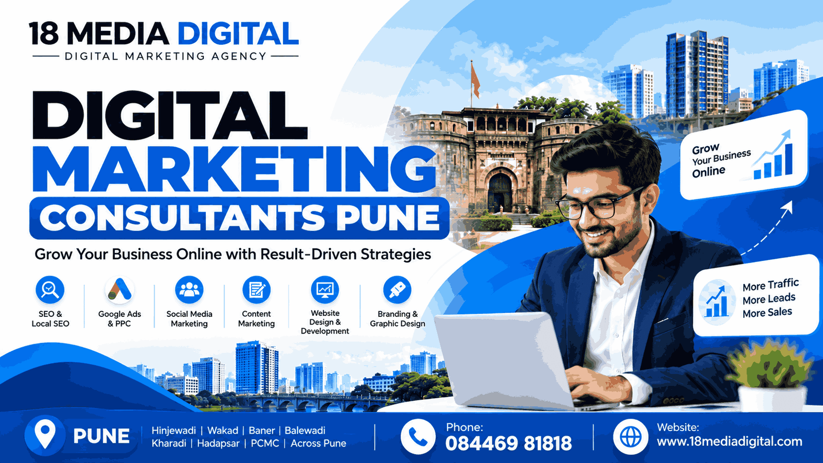 Digital Marketing Consultants Pune – 18 Media Digital