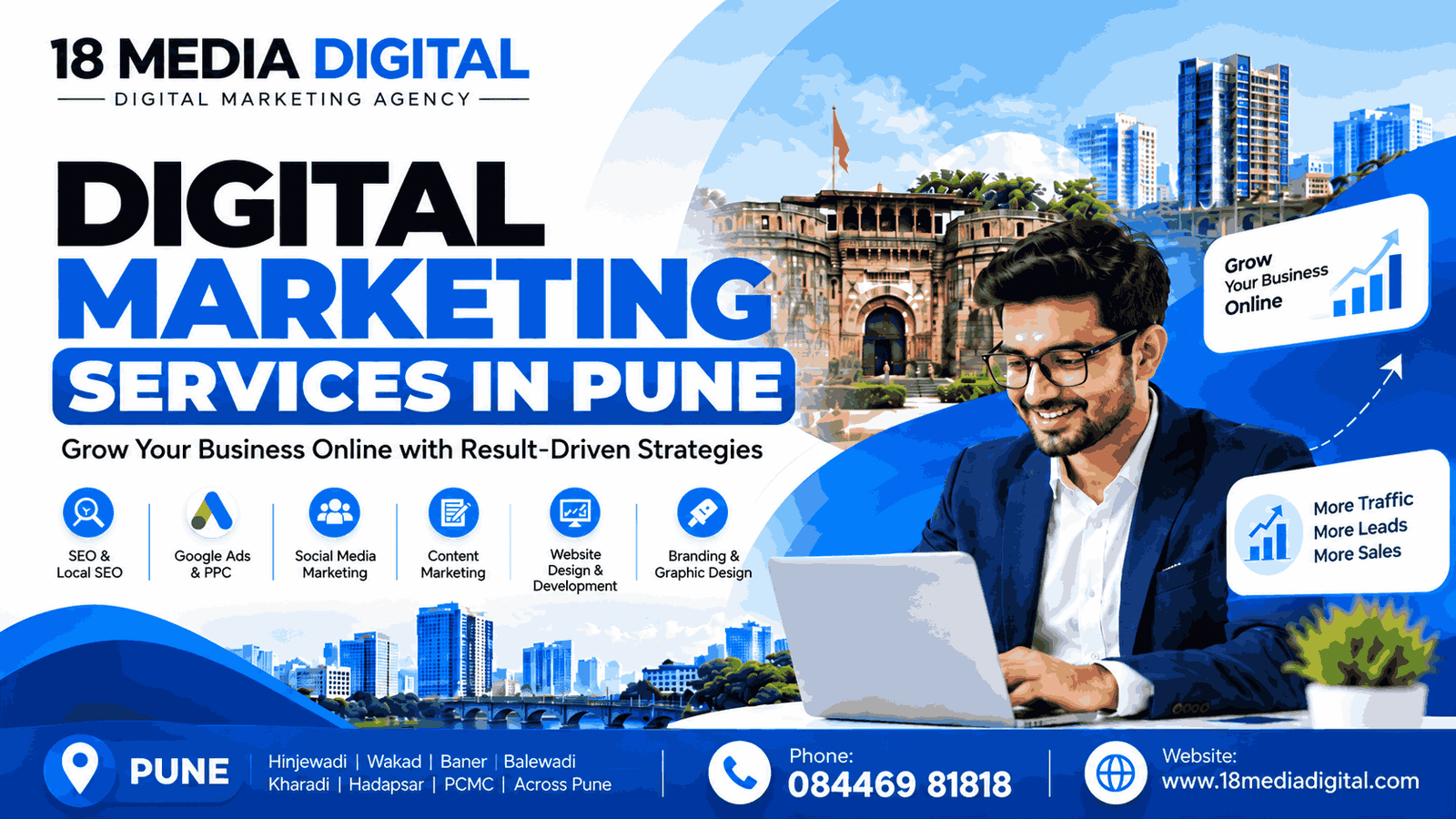 Digital Marketing Services in Pune – 18 Media Digital