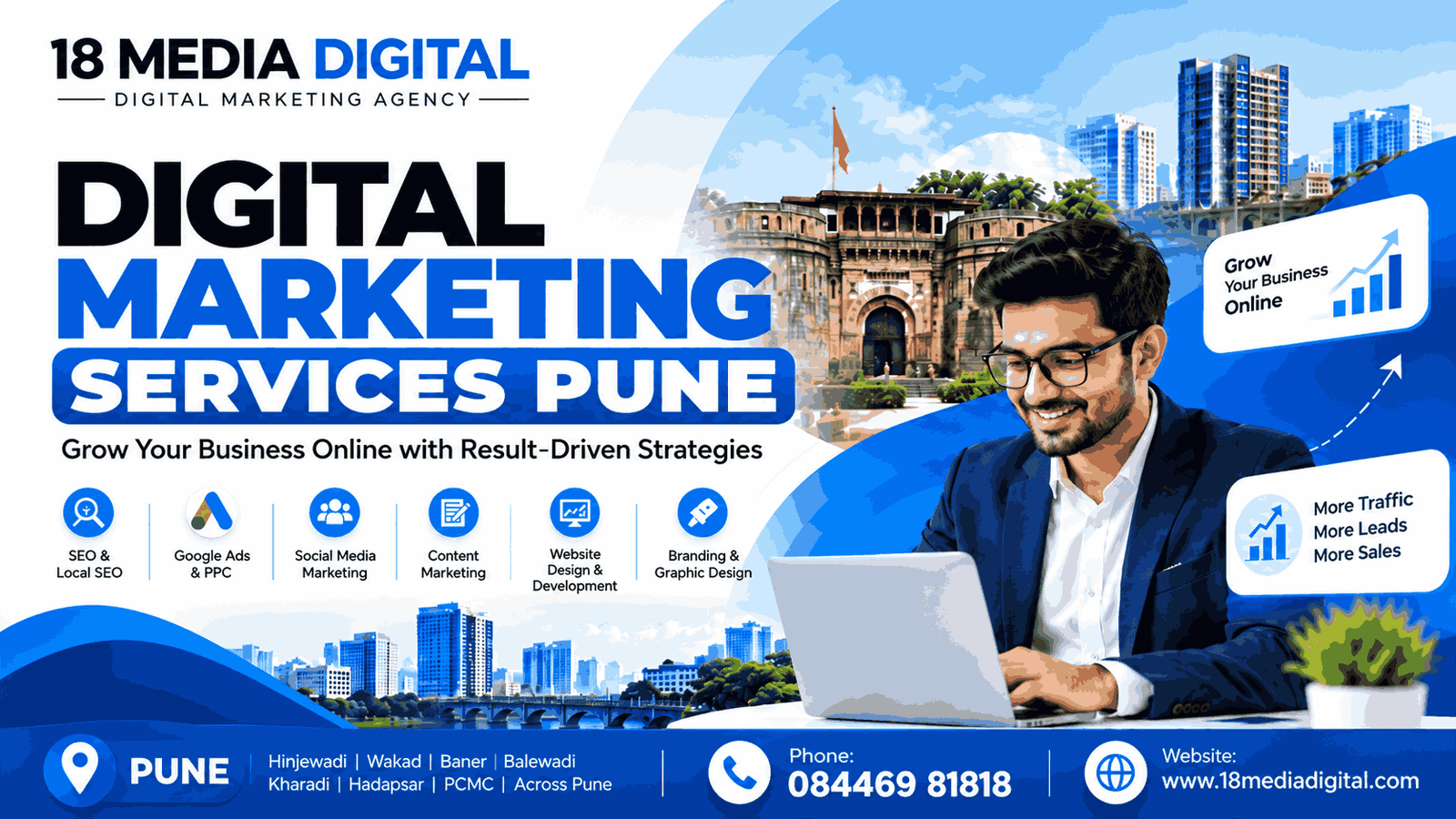 Digital Marketing Services Pune – 18 Media Digital