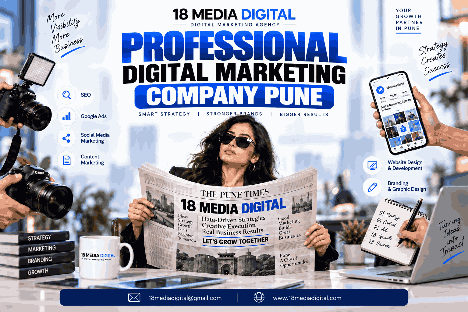 Professional Digital Marketing Company Pune | 18 Media Digital